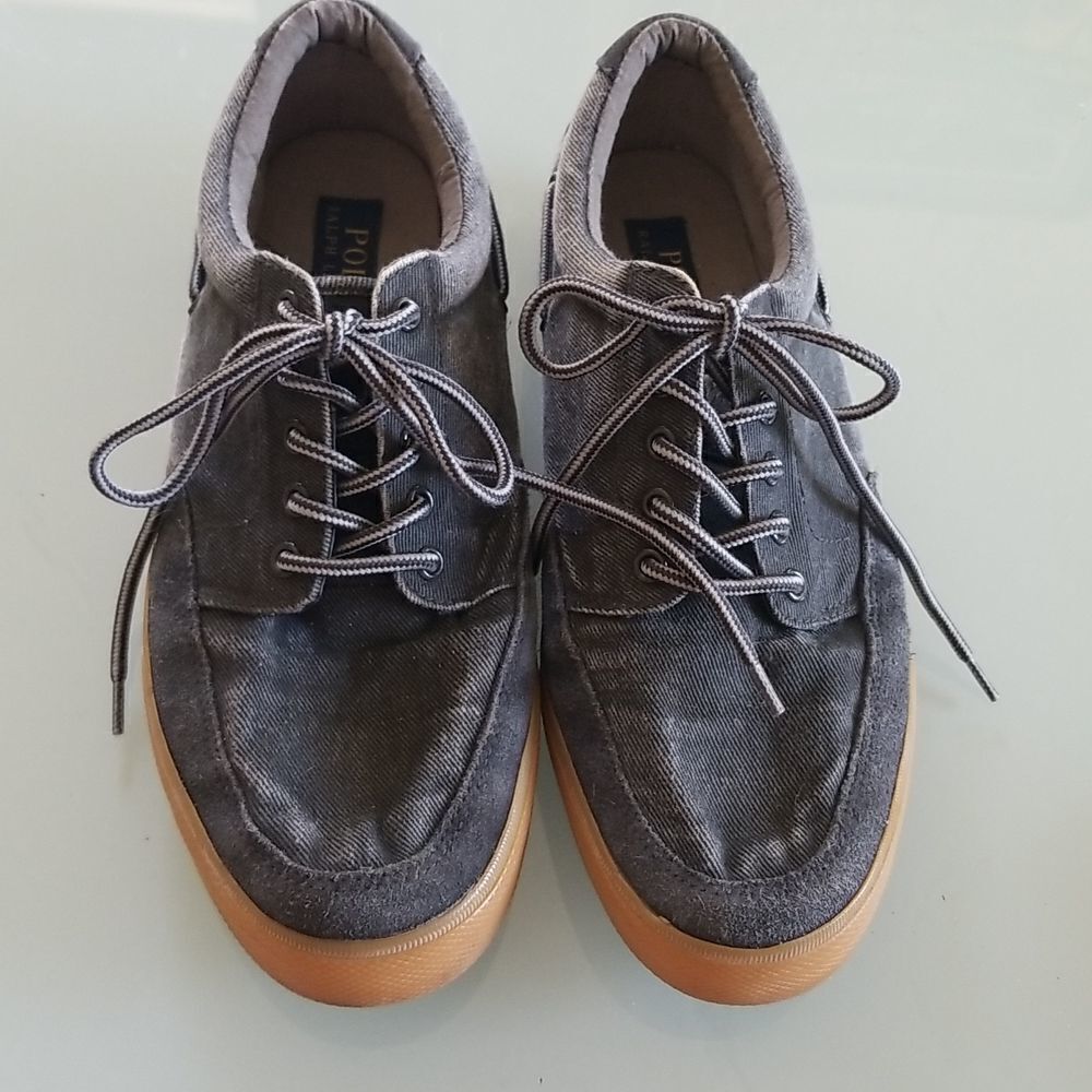 POLO Ralph Lauren‎ Distressed Denim Deck Shoes